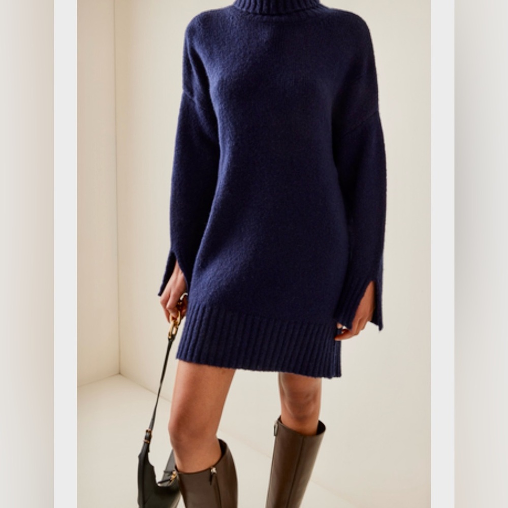 Favorite Daughter The St. James Knit Wool-Cashmere Sweater Dress
